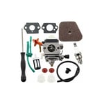 Largeight - Kit de Carburateur pour Tronçonneuses Stihl FS87 FS90 FS100 FS110 FS130 HL95 HL100 HT100 HT101 KM90 KM100 KM110 SP90, Inclus Filtre à Air