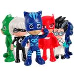 6-pack Pj Masks Catboy Rockafigurer Leksak för Barn [HK] 60 st