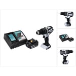 Makita DHP 484 RF1 W Perceuse-visseuse à percussion sans fil 18 V 54 Nm Brushless + 1x Batterie 3,0 Ah + Chargeur