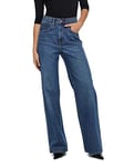 ONLY ONLHOPE EX HW Wide DNM ADD465 Noos Jeans, Medium Blue Denim, 31W / 30L aux Femmes