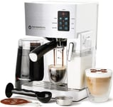 EspressoWorks 10Pc All-in-One Barista Bundle Espresso Machine & Cappuccino Built