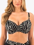 Fantasie Silhouette Island Underwire Gathered Bikini Top, Monochrome