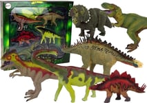 Leantoys Huge Dinosaur Figur 6 Stk Stor Dinosaur Action Figur Modeller