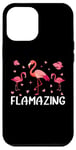 Coque pour iPhone 12 Pro Max Flamant rose pour amoureux des flamants roses