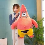 Spongebob Squarepants Patrick Star Plysch Leksak Mjuk Cartoon Djurdocka För Barn Animation Dockor Barn Födelsedagspresent Heminredning B 90cm