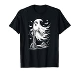 Ghost On An E-Scooter Halloween T-Shirt