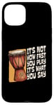 iPhone 15 Plus It's Not How Fast You Play Loves Drumming Percussion Djembe Case