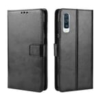 Yhteensopiva Samsung Galaxy A50 / A50s / A30s Wallet Pu -nahkaisen läppäkotelon kanssa korttipaikalla Pehmeä TPU-sisäsuoja