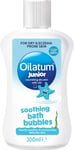 Oilatum Junior Bath Bubbles, Dry Sensitive Skin, Gentle Cleansing for Kids,300ml