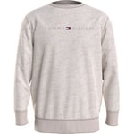 Tommy Hilfiger Icon Logo Relaxed Fit Sweatshirt Beige Medium Herr