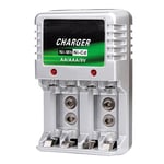 AC Wall Wall Charger AA AAA 9V Ni-Mh Ni-Cd EU Plug Rechargeable Battery