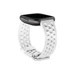 Bracelets interchangeables sport Fitbit Versa 2, Blanc Givré, Petite
