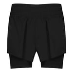 Reebok Women's Running Two-in-One Shorts Black L