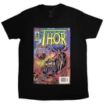 Marvel Comics Unisex T-Shirt: Thor Living Legend Comic Cover (Medium)