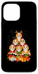 iPhone 13 Pro Max Cavalier King Charles Spaniel Merry Christmas Tree Lights Case