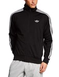 Adidas Mens Black White Adi Firebird Track Tracksuit Jacket Size S