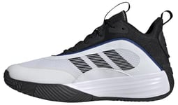 adidas Homme Own The Game 3 Shoes Chaussures de Basket-Ball, Cloud White/Core Black/Team Royal Blue, 49 1/3 EU