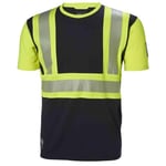 Helly Hansen Workwear T-Shirt 79271-369 Varsel Icu Kl1 T-SHIRT HH GUL VARSEL ICU KL1 STL S 79271-369-S