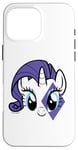 Coque pour iPhone 16 Pro Max My Little Pony: Friendship Is Magic Rarity Cute Big Face