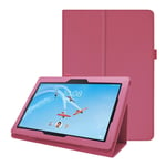 Lenovo Tab E10 litsi nahkainen suojakotelo - Rose Pinkki