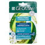 GEOMAR | Masque En Tissu, Hydratant et Rafraîchissant, 95% d’Origine Naturelle, Testé Dermatologiquement, Formule Végan, 22 ml