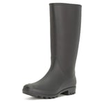 Polar Boot Womens Original Tall Muck Winter Snow Waterproof Rain Wellingtons Boots - Black - UK4/EU37 - BL0276