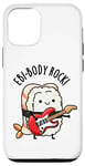 Coque pour iPhone 14 Jeu de mots Ebi Body Rock Funny Ebi Sushi