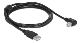 Delock-kabel USB 2.0 Type-A-plugg> USB 2.0 Type-B-plugg Vinklet 1