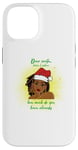 Coque pour iPhone 14 Cher Père Noël, avant que je ne t'explique à quel point tu sais déjà amusant