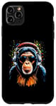 iPhone 11 Pro Max Funky DJ Monkey with Shades and Headphones Case