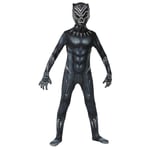 Barn Pojkar Black Panther Cosplay kostym 140 V 150