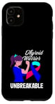 Coque pour iPhone 11 Thyroid Cancer Awareness Thyroid Warrior Incassable