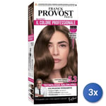 3x Franck Provost Le Couleur Professionnel Brun Clair Chocolat 5.3