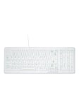 Cherry MedicalKey - Tastatur - Tysk - Hvid