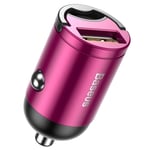 Snabbladdning - Billaddare för mobil USB-Port 30W - Rosa