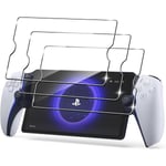 Skärmskydd härdat glas kompatibelt för Playstation Portal 3-pack Transparent Hd Clear anti-scratch Skärmskydd för Ps Portal Remote