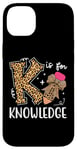 iPhone 14 Plus K Is For Knowledge Cute Pencil Bow Teacher Stay Curious Case