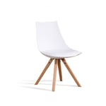 Designetsamaison - Chaise scandinave blanche - Minsk