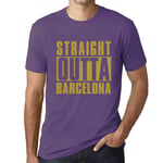 Homme Tee-Shirt Tout Droit Sorti De Barcelone - Straight Outta Barcelona - T-Shirt Graphique Éco-Responsable Vintage Cadeau Nouveauté