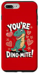 Coque pour iPhone 7 Plus/8 Plus Costume de dinosaure T-Rex pour la Saint-Valentin