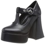 LAMODA - Slipping Through My Fingers Platform Heels, UK 5 Black Pu