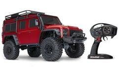 Traxxas 82056-4 TRX-4 Land Rover Defender 1/10 Robot Tqi + 3S Jeu Rouge