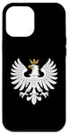 Coque pour iPhone 12 Pro Max Aigle blanc minimaliste symbole polonais de fierté et de patrimoine