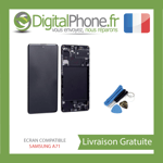 Ecran LCD vitre tactile Compatible Pour SAMSUNG GALAXY A71 NOIR (A715F) -TVA-