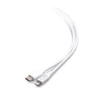 C2G 10ft (3m) USB-C Male to Lightning Male Sync and Charging Cable - White - Lightning-kabel - Lightning / USB - 3.05 m