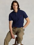 Polo Ralph Lauren Slim Fit Mesh Polo Shirt, Newport Navy