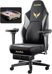 AutoFull M6 Gaming Chair,Office Chair, Ventilated Heated Computer Chair, Ergonomics Gaming Chair with AUTO Dynamic Tracking Lumbar Support, 6D Mechanical Armrests PC Chair with Footrest (Black)