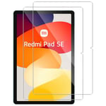 Lutree pour Xiaomi Redmi Pad SE 2023 (11 Pouces) Verre Trempé, 2 Pièces 9H Dureté HD Protecteurs d'écran, Anti-Rayures Sans Bulles Film Protection écran