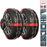 Chaine neige montage frontal et tension automatique pneu 195/55R16