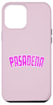 Coque pour iPhone 12 Pro Max Pasadena Grande taille Rose Magenta Vintage Classique